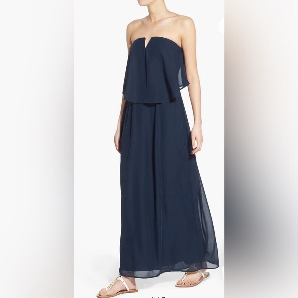Way-In Strapless Popover Maxi Dress Size Small NWT